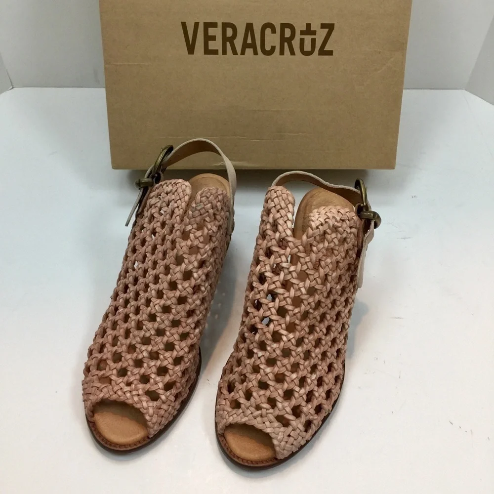 Sundance Veracruz Hive & Honey Sandals Pink Sz 10